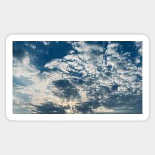 Cloudy Sunny Sky Sticker